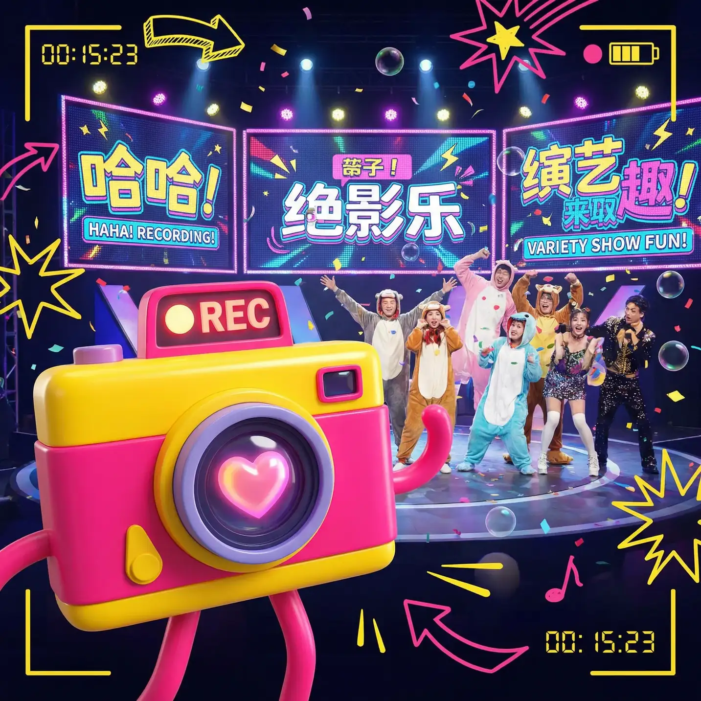 里神楽的微博 游戏环节高能瞬间